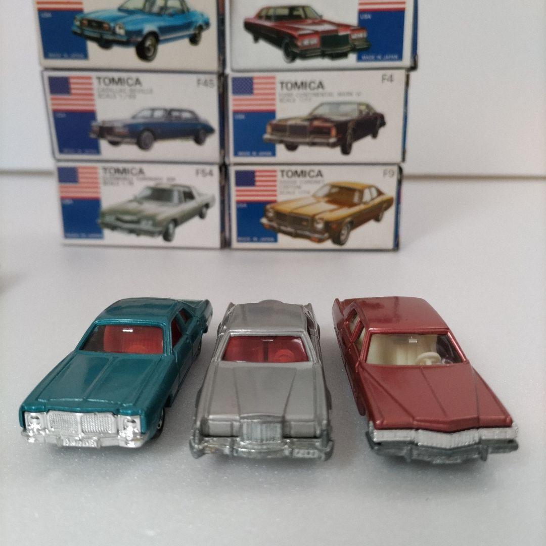 トミカ日本製 外国車シリーズF 青箱 6台セット