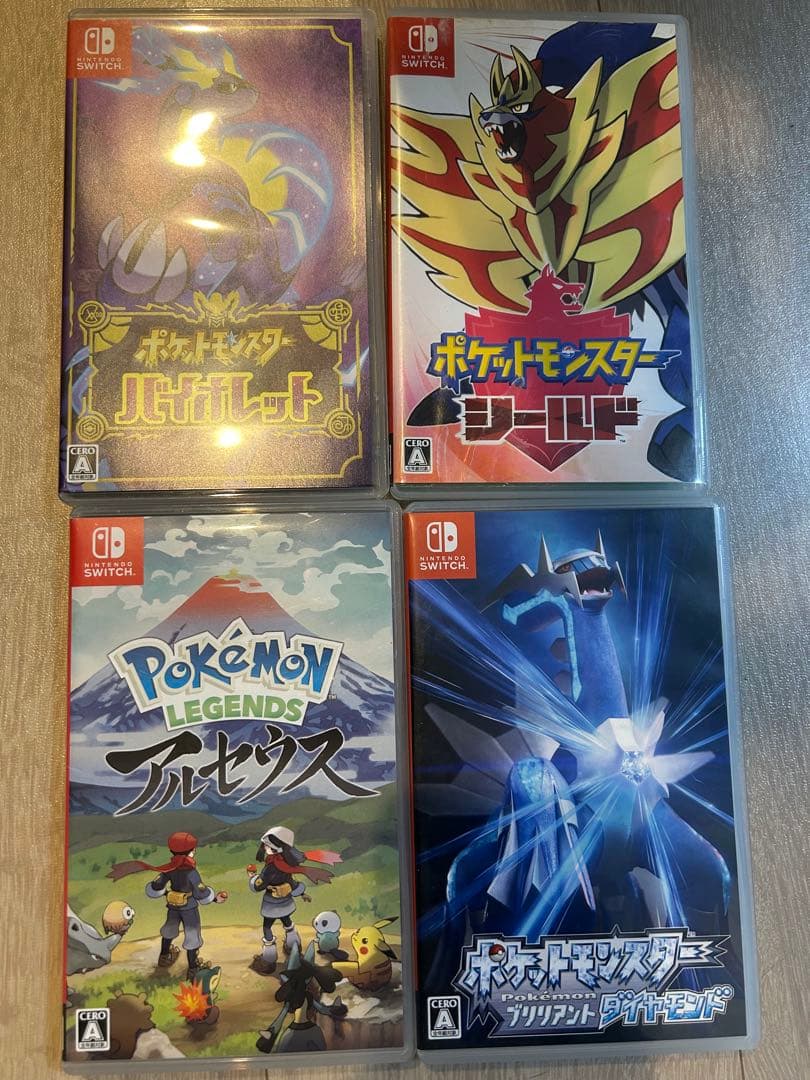 ポケモンシリーズ Nintendo Switchソフト4本セット