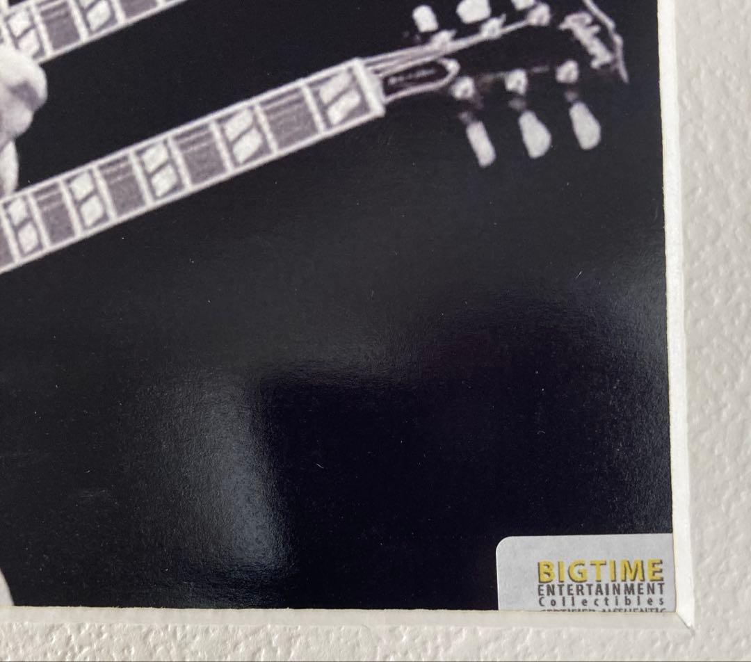 レッド•ツェッペリン　ロバート・プラントとジミー・ペイジの直筆サイン入り写真