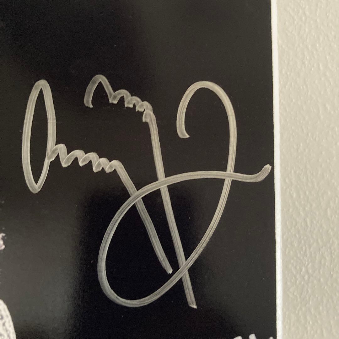 レッド•ツェッペリン　ロバート・プラントとジミー・ペイジの直筆サイン入り写真