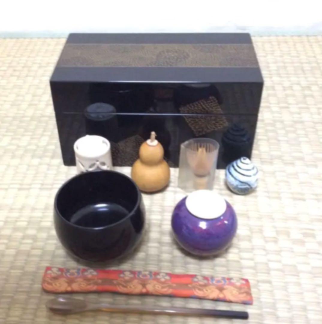 沈金茶箱と仲間一式