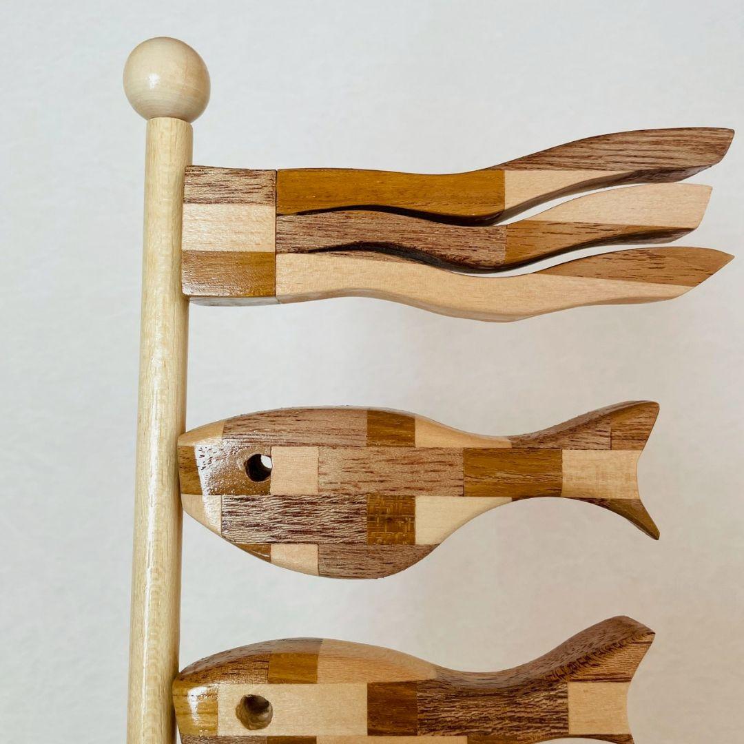 【一品物】寄せ木　鯉のぼり Aタイプ