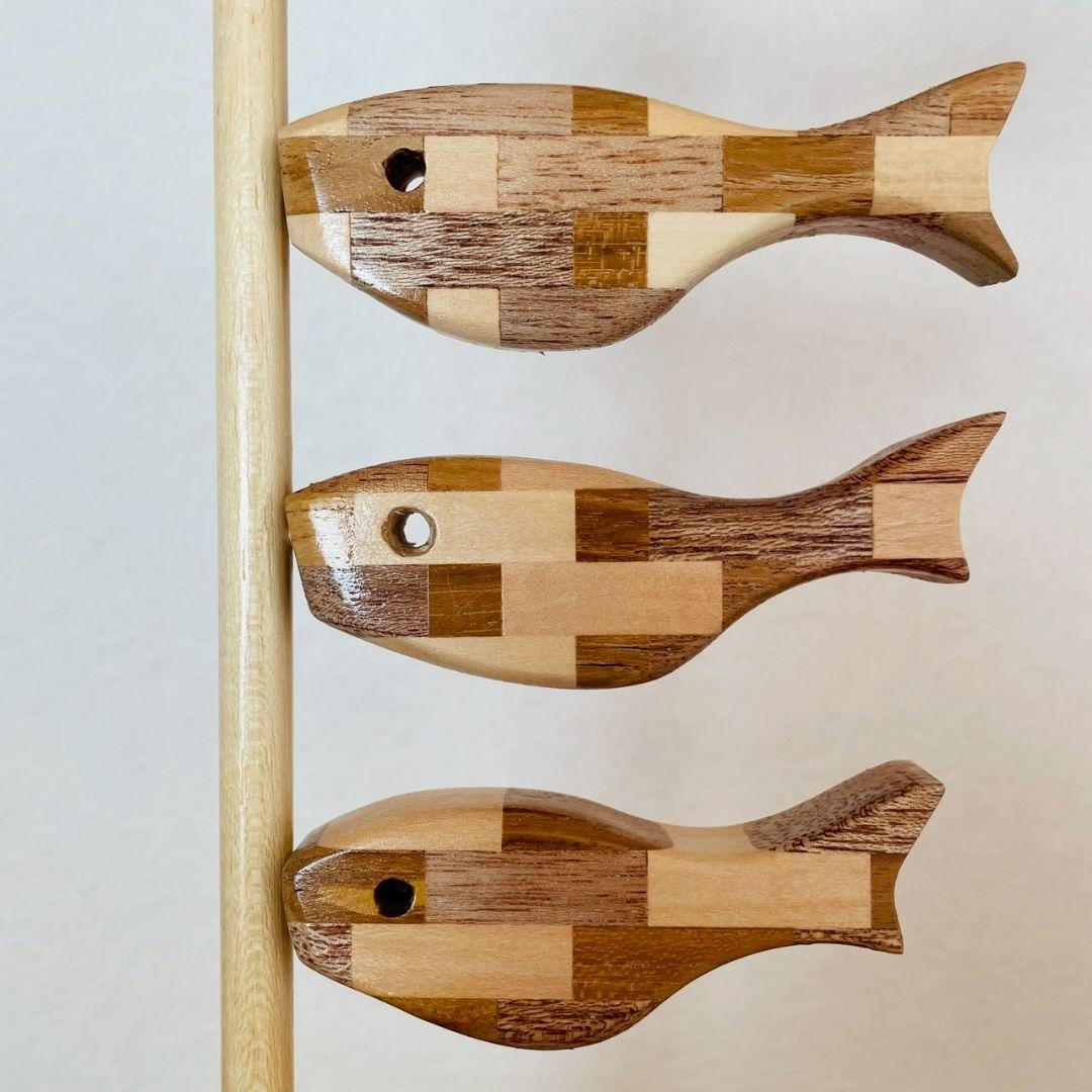 【一品物】寄せ木　鯉のぼり Aタイプ