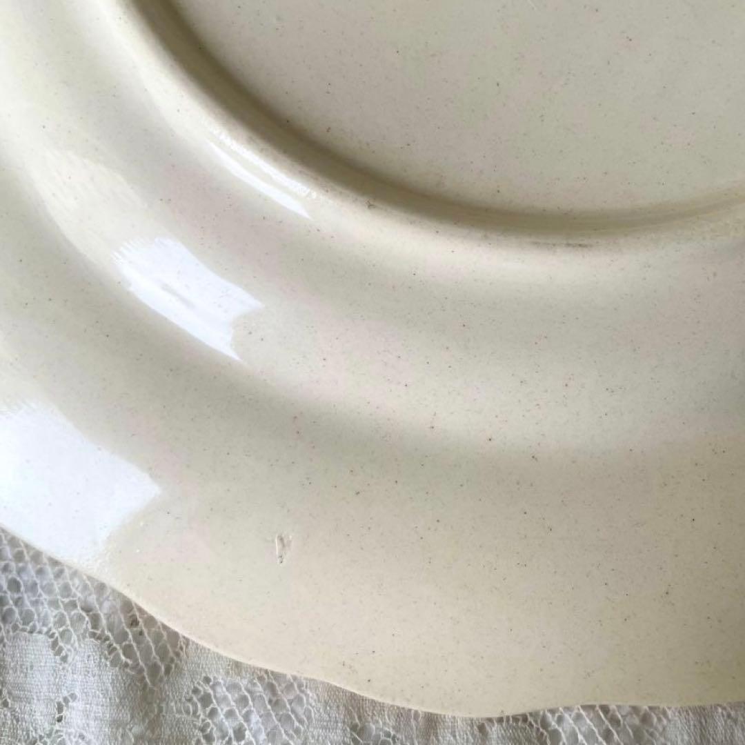 【レア】すずらんとスミレのプレート皿　ロンシャン　鈴蘭すみれフランスアンティーク