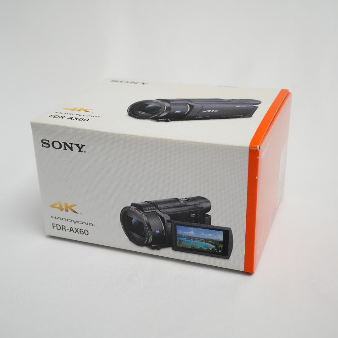 追加バッテリー&元箱付き■美品■ FDR-AX60 SONY 4K ビデオカメラ