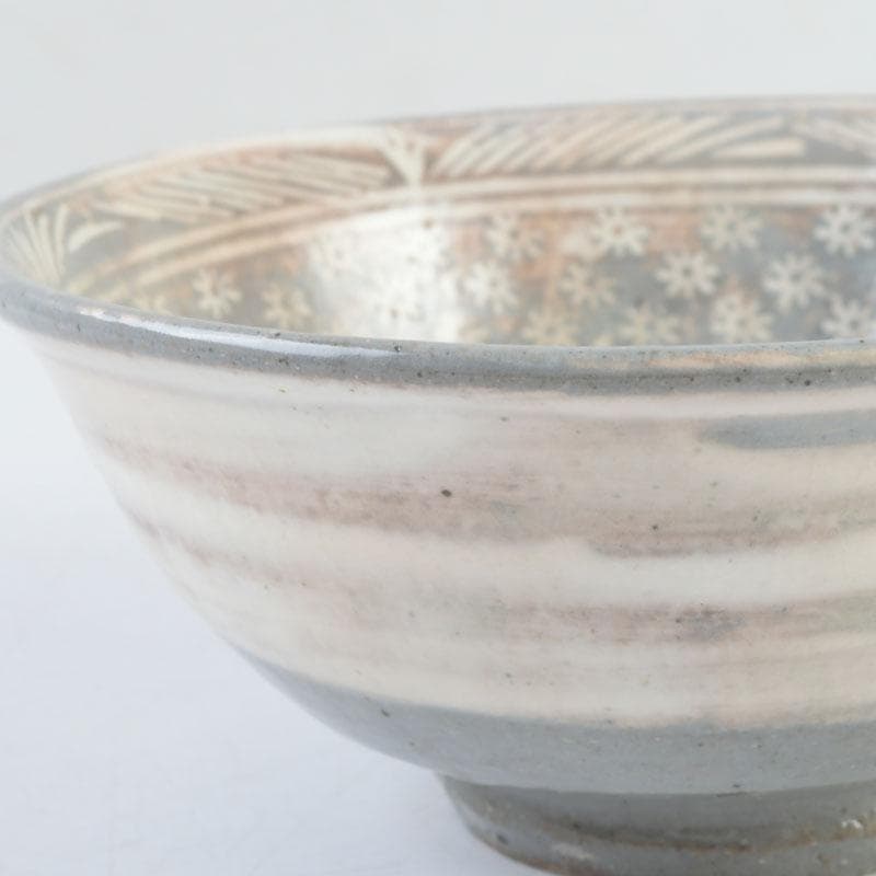 茶道具　金海駕洛窯　三島　数茶碗　五客　共箱　V　9468