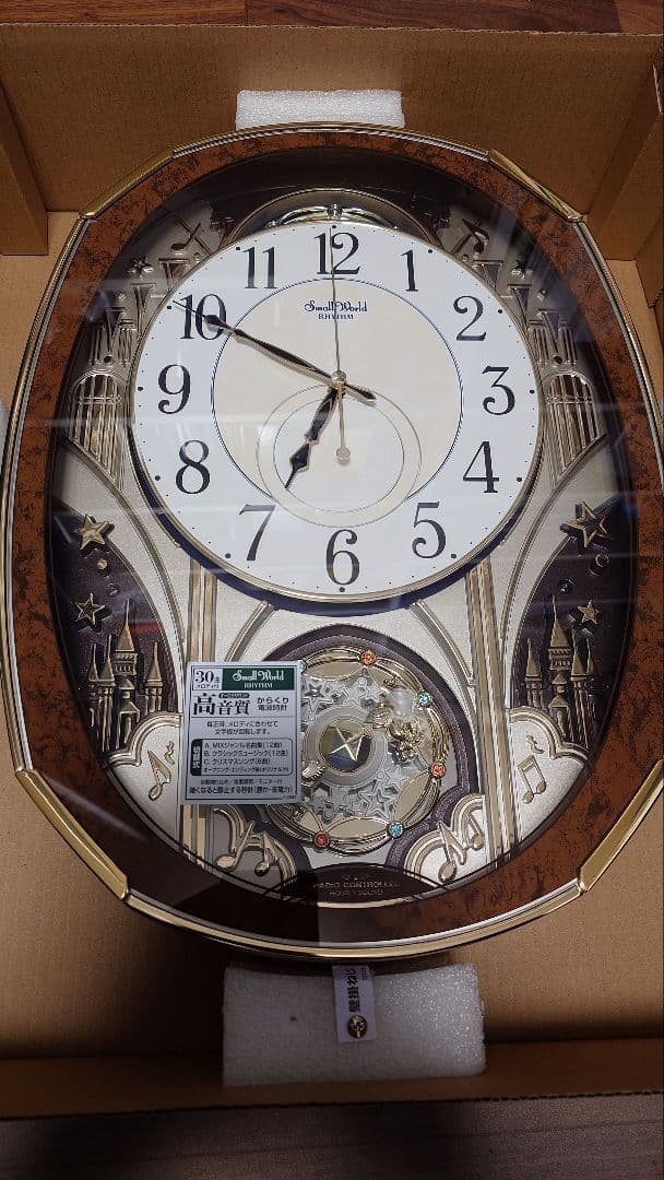 スモールワールドノエルM 30曲メロディ【からくり時計】★極美品、動作確認済み
