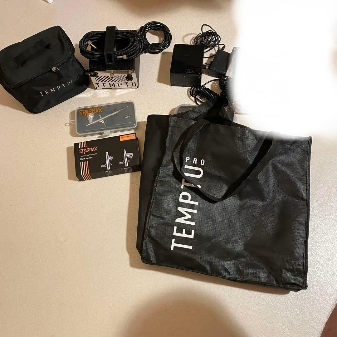 TEMPTU 2個 エアブラシコンプレッサー