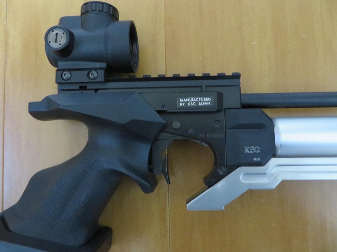 精密射撃・競技用エアーガン　KSC AP210 　ダットスコープ付き