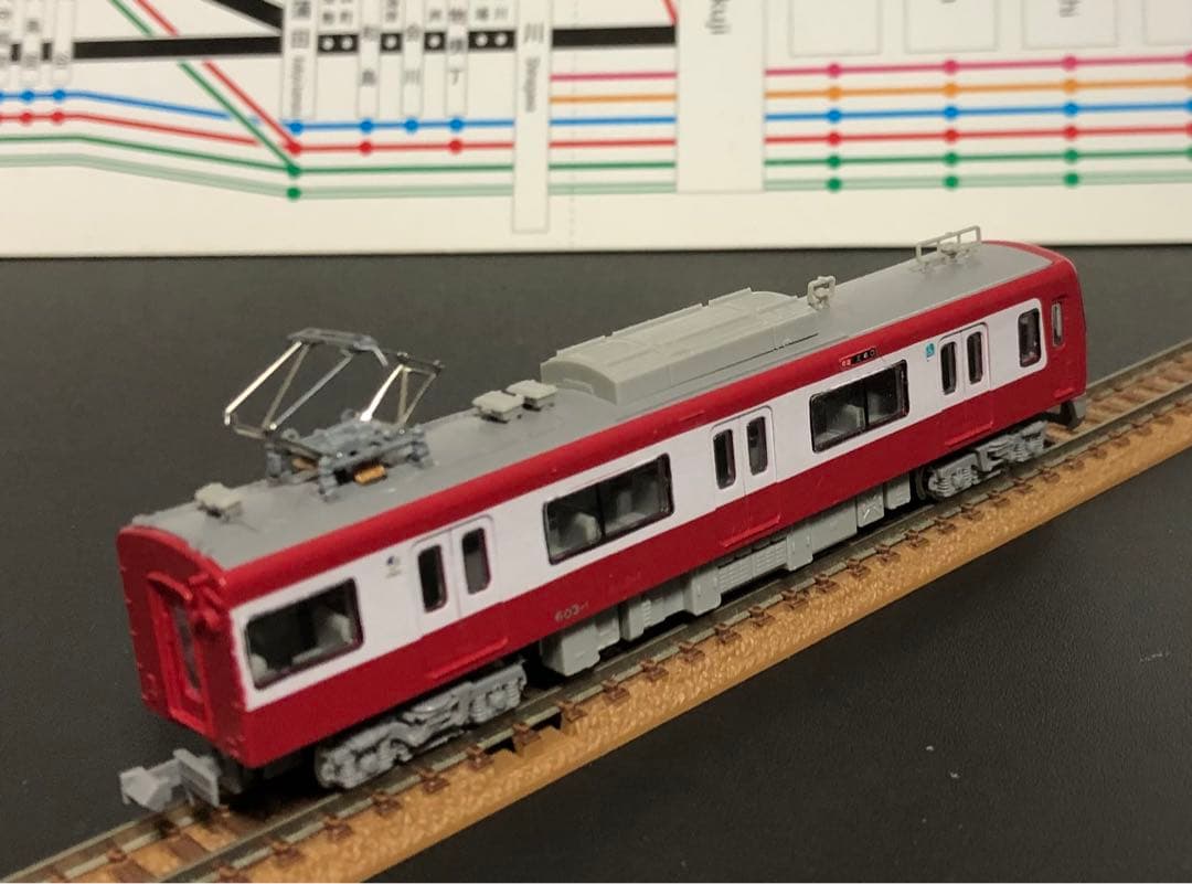 管理番号1691 京急 新600形（ガンメタリック）Nゲージ塗装済キット