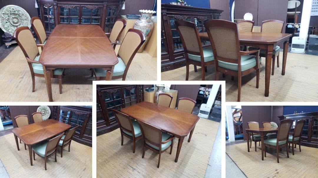 B17　maruni　マルニ　地中海シリーズ　ダイニング５点セット