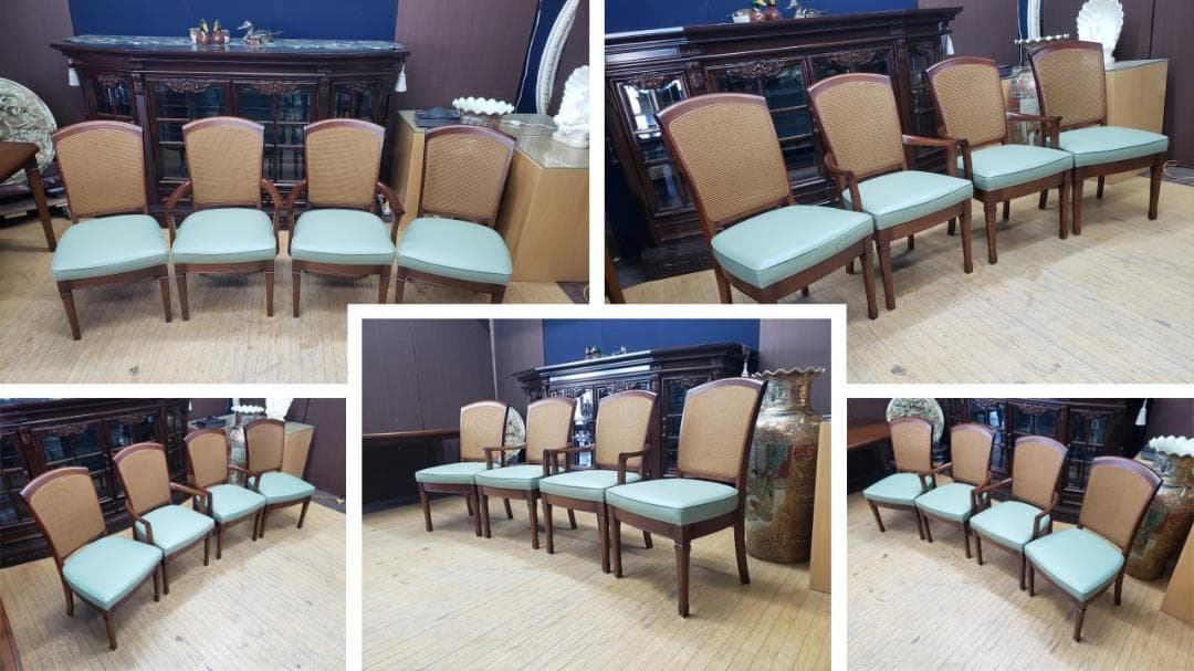 B17　maruni　マルニ　地中海シリーズ　ダイニング５点セット