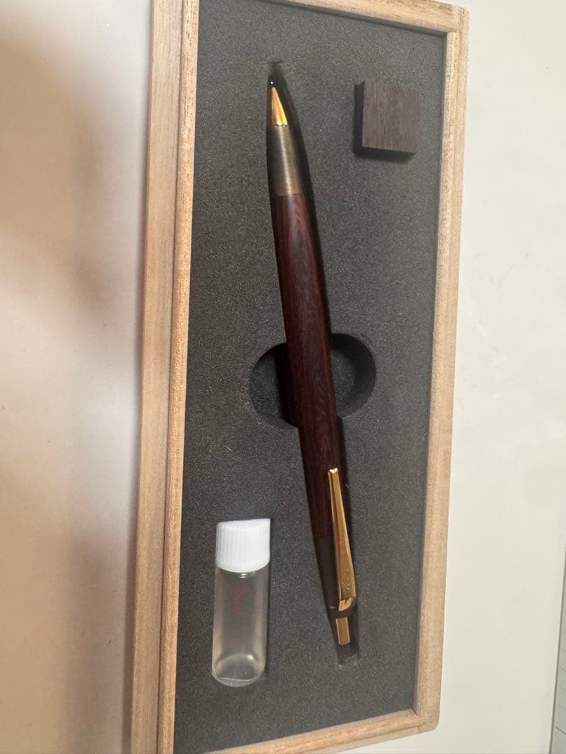 A*様 野原工芸 紫檀 斑紋黒墨色 シャーペン