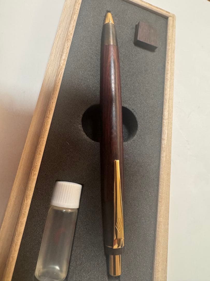 A*様 野原工芸 紫檀 斑紋黒墨色 シャーペン