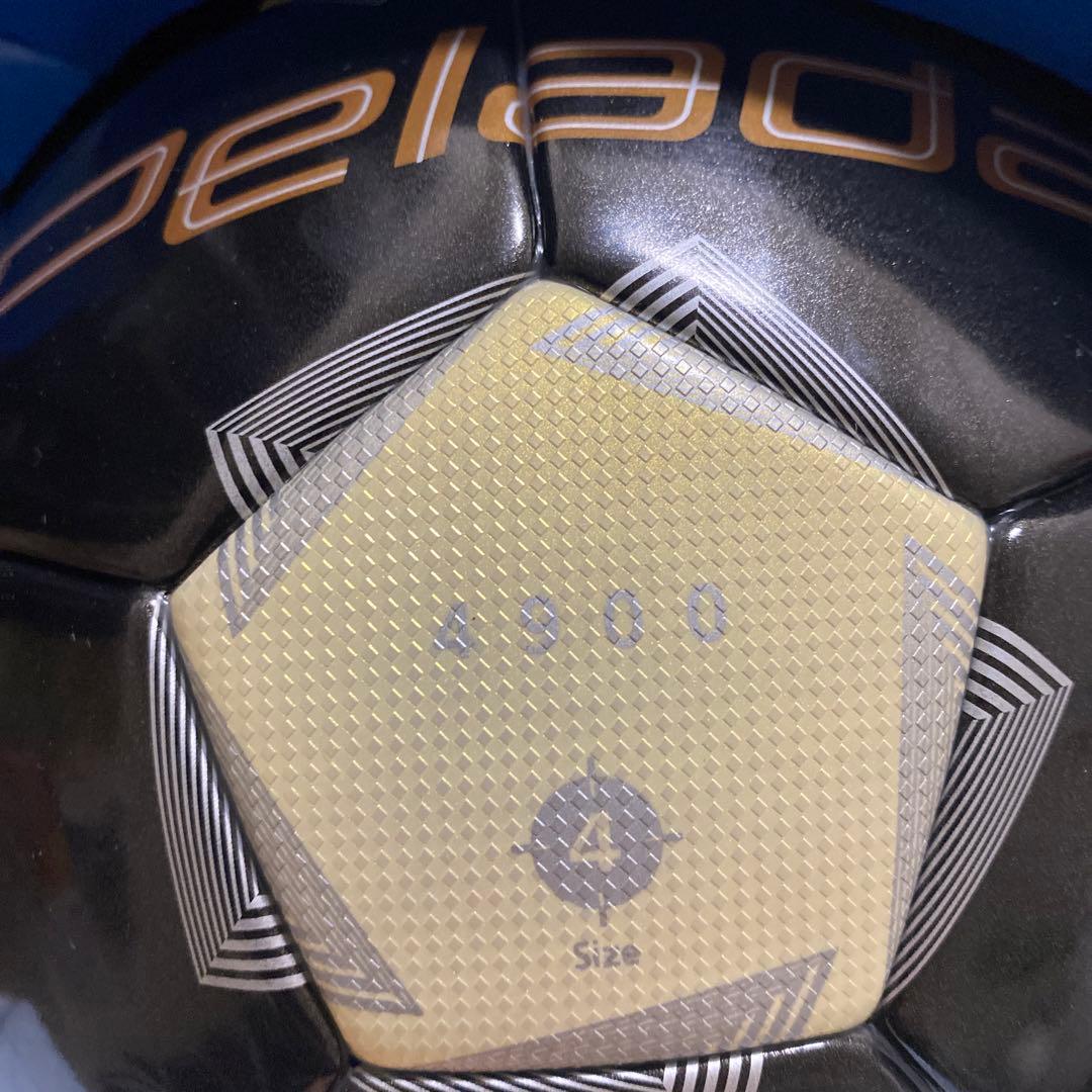 n*様 ペレーダ　4900 ゴールドエディション　4号　ブラック　サッカーボール