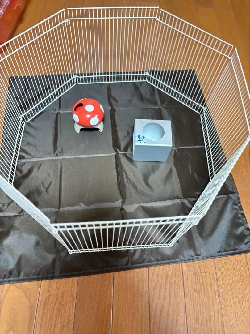 ハムスター飼育セット　ホイール付きケージ｜床材｜サークル｜キャリー他（ほぼ美品）