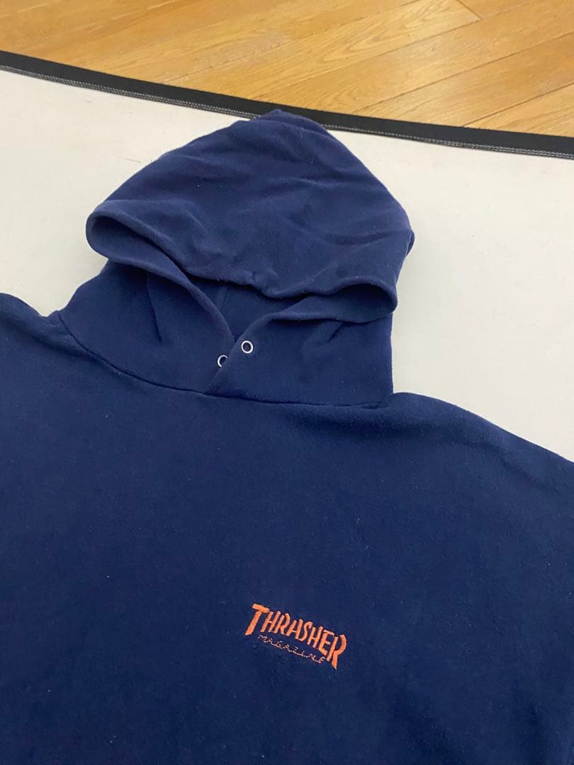 90年代 HENES タグ スラッシャー フーディー スウェット パーカー90s