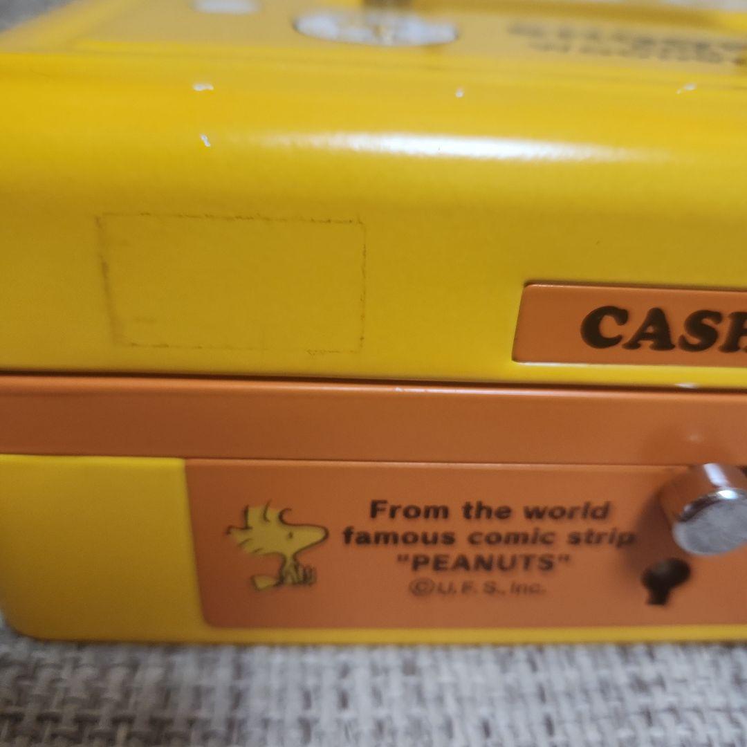 SNOOPY スヌーピー 手提げ金庫 キャッシュボックス レトロ 激レア