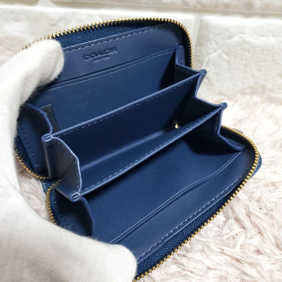 COACH コーチ デニム ホース&キャリッジ馬車 カードケースケース新品
