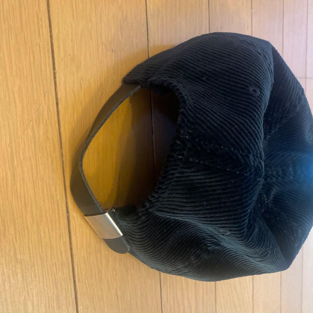 supreme コーデュロイ ブラックキャップ