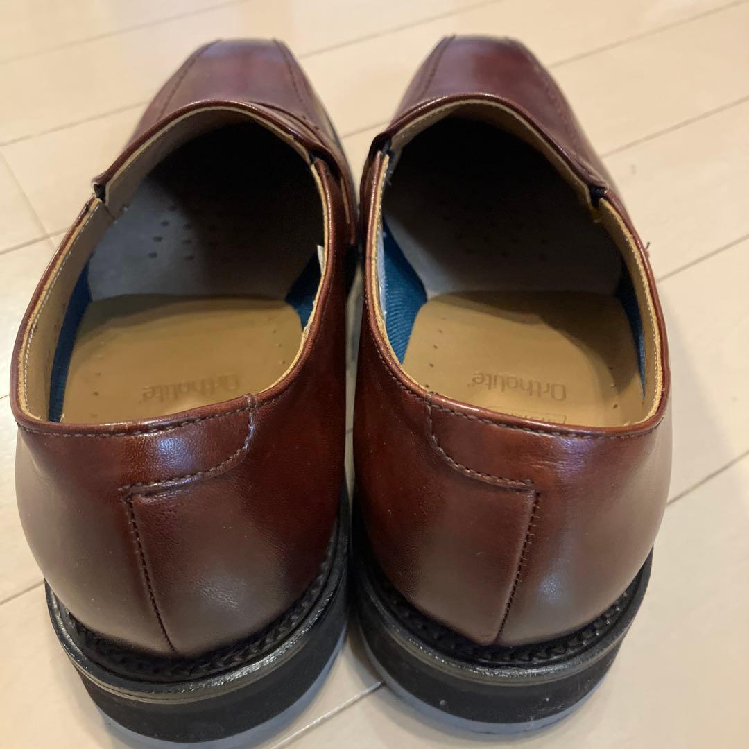 【値下げ】REGAL ブラウンレザー スリッポンビジネスシューズ