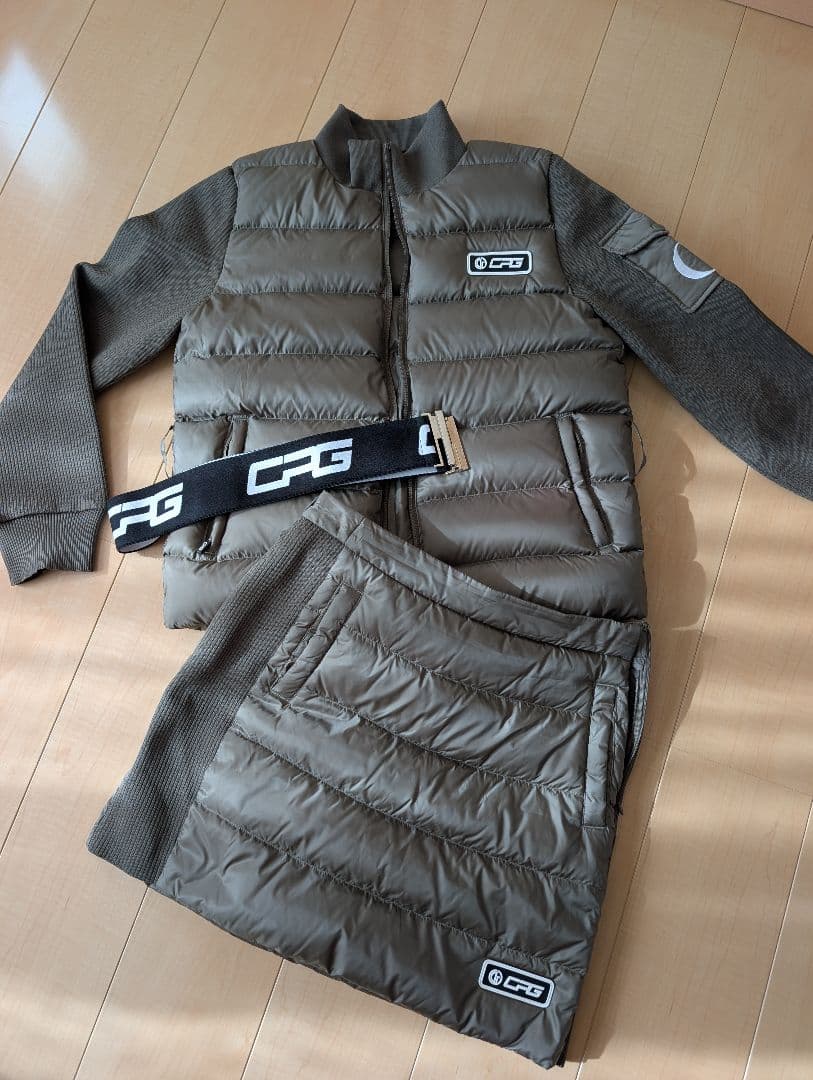 CPG ダウンジャケット スカートセット セットアップ　CPGゴルフ