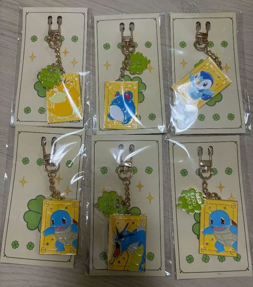 ポケモン 韓国 限定 CGV 幸運のキーリング ６個セット