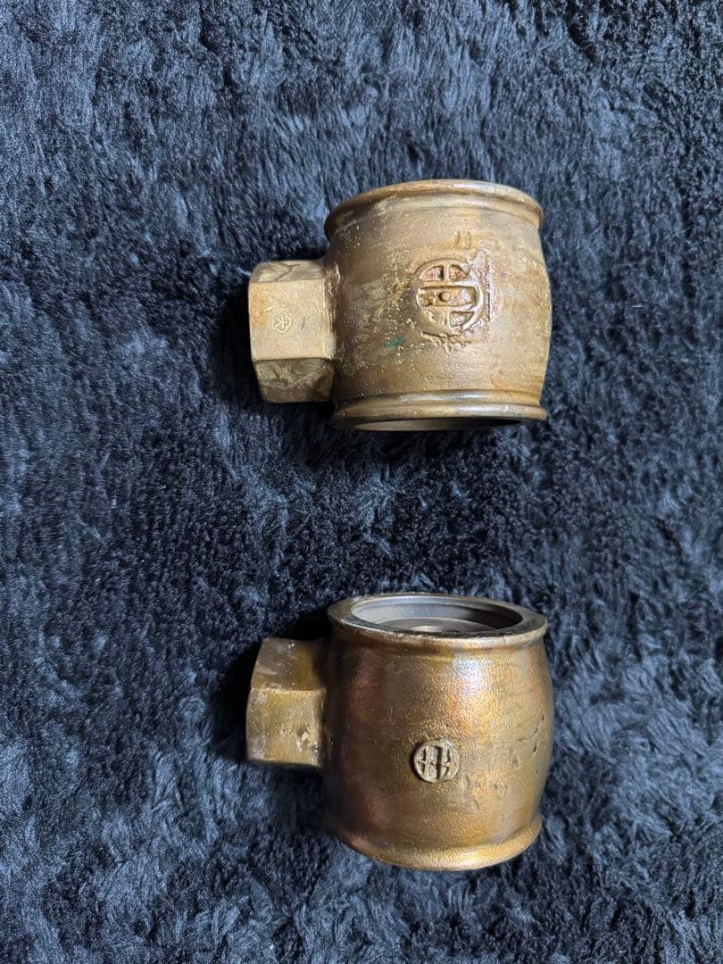 国鉄 蒸気機関車 AW-2 汽笛 弁体 真鍮製 実物 鉄道廃品