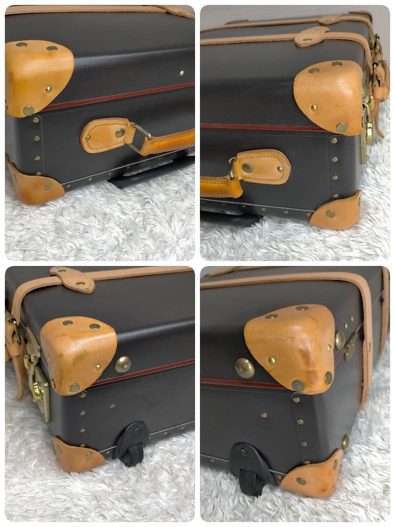 【美品】グローブトロッター　スーツケース カバー付き 2輪　機内持ち込み