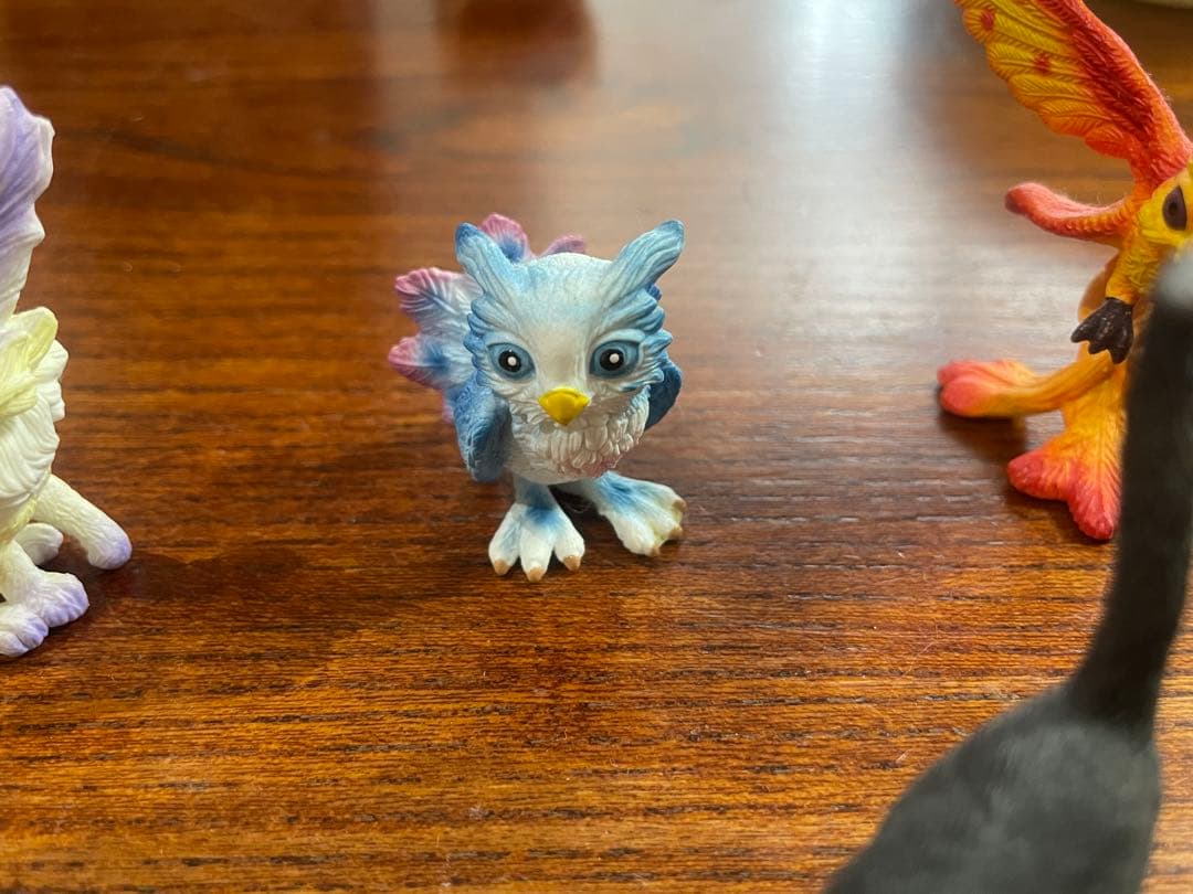 シュライヒ動物フィギュアセット（スワン、猫、犬など）