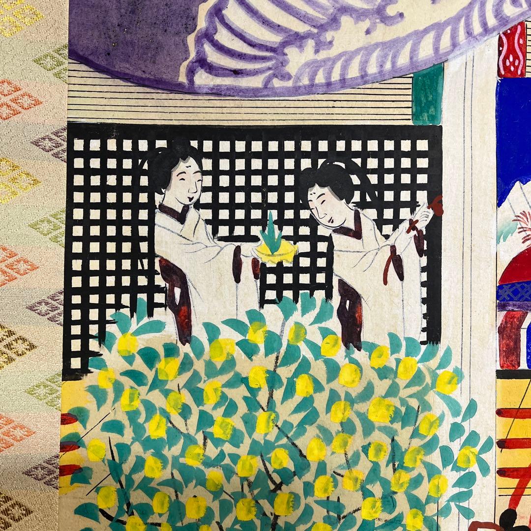 お雛様　掛け軸