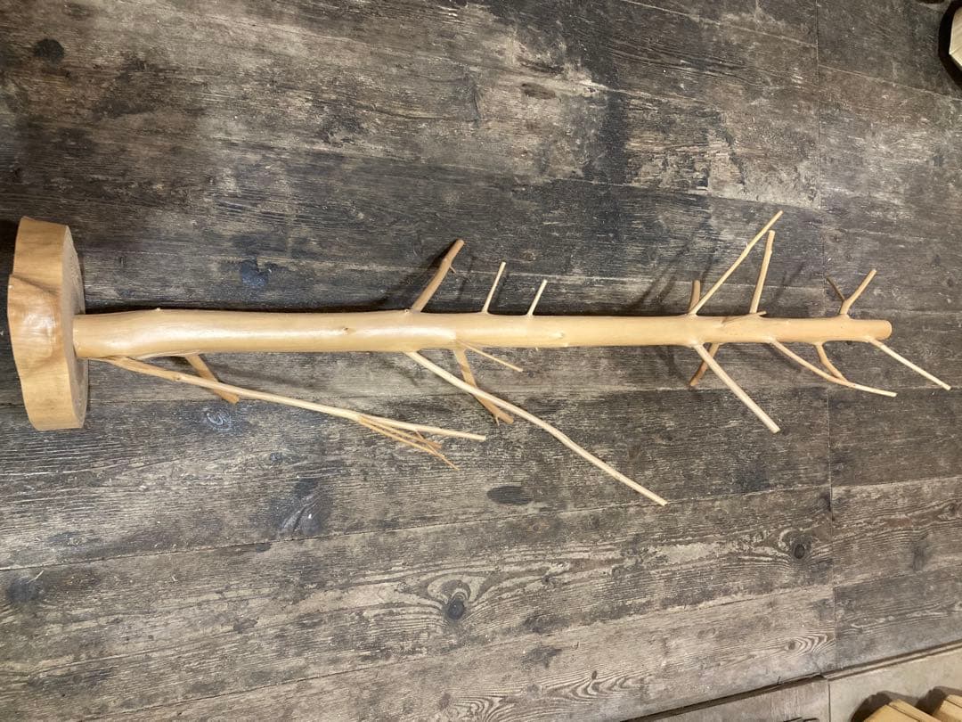 木製 鳥用止まり木 約116センチ