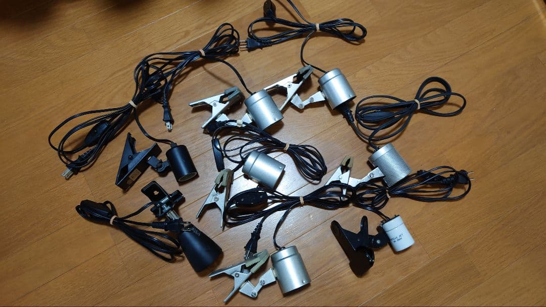 爬虫類　熱帯魚　ライトソケット　8個まとめ売り