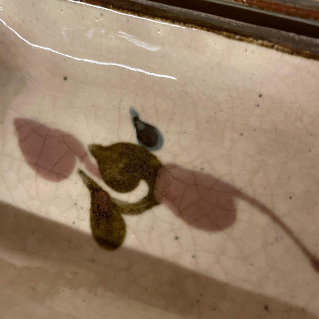 河井敏孝　鳥文角皿　６客　共箱付き　河井寛次郎 濱田庄司 民藝