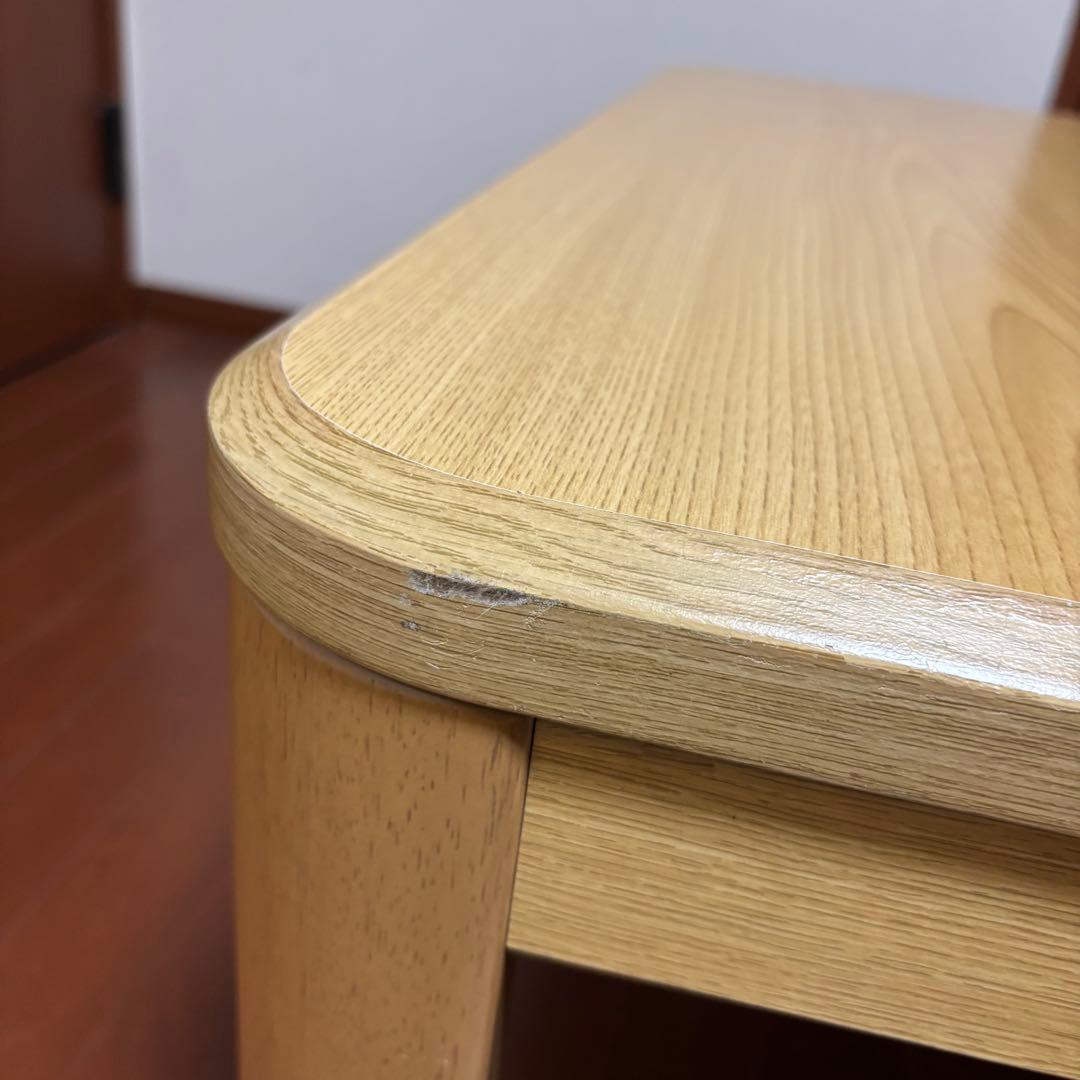 サンコウ家具調正方形こたつ 高さ調節機能あり電源コード付き