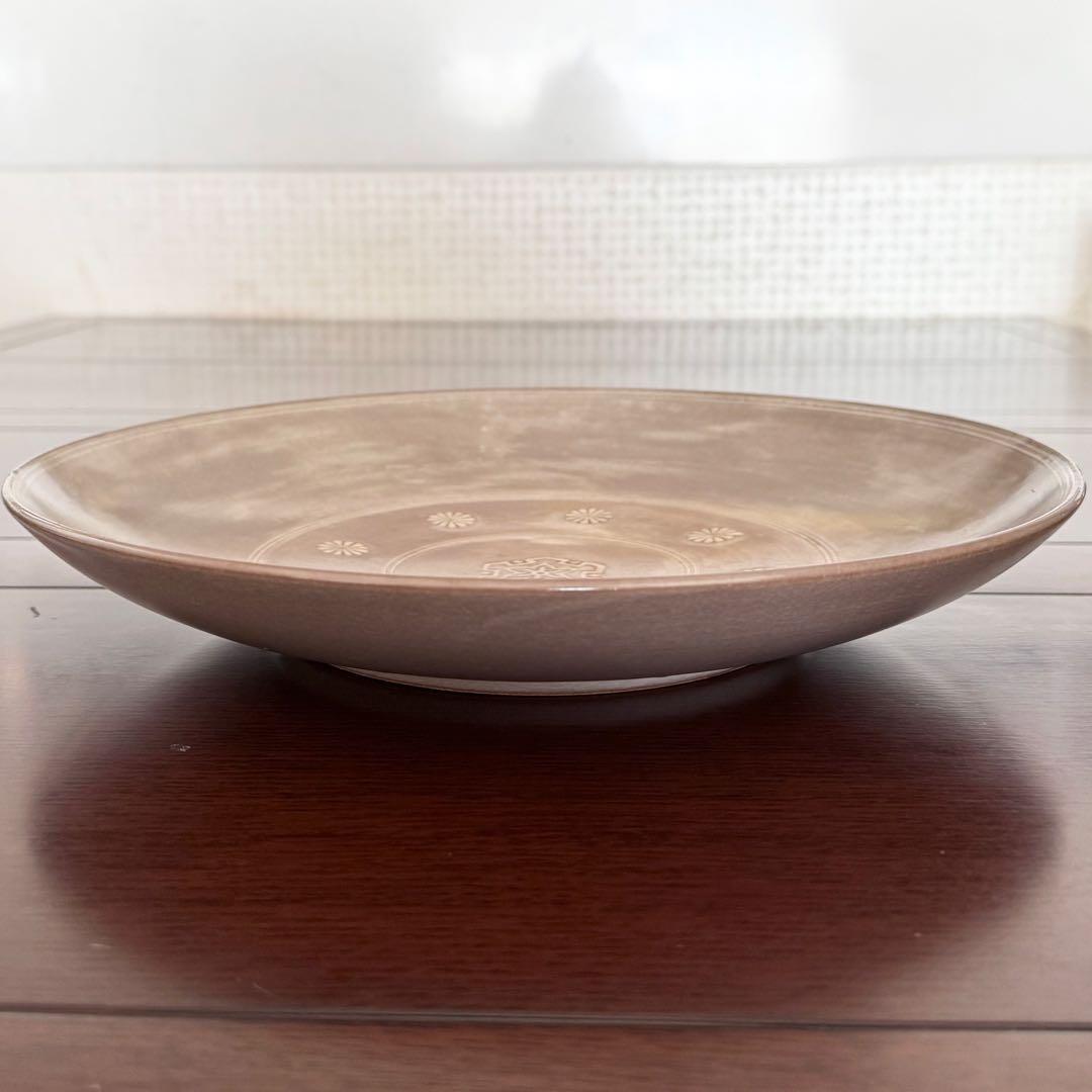 音羽窯 東哉 清水焼 花形 大皿 尺皿