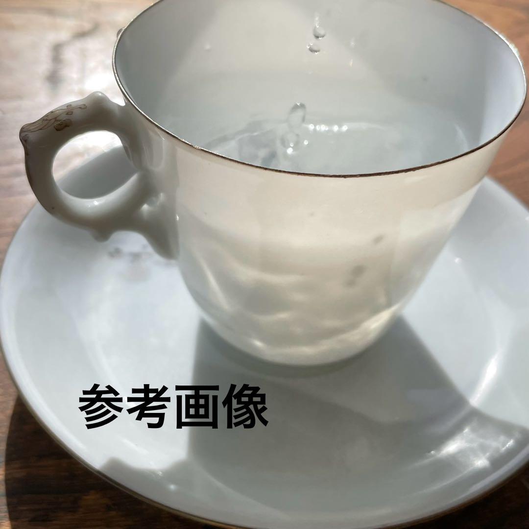 横浜焼 井村製 明治 輸出手 アンティーク カップ＆ソーサー 1客 富士 法師