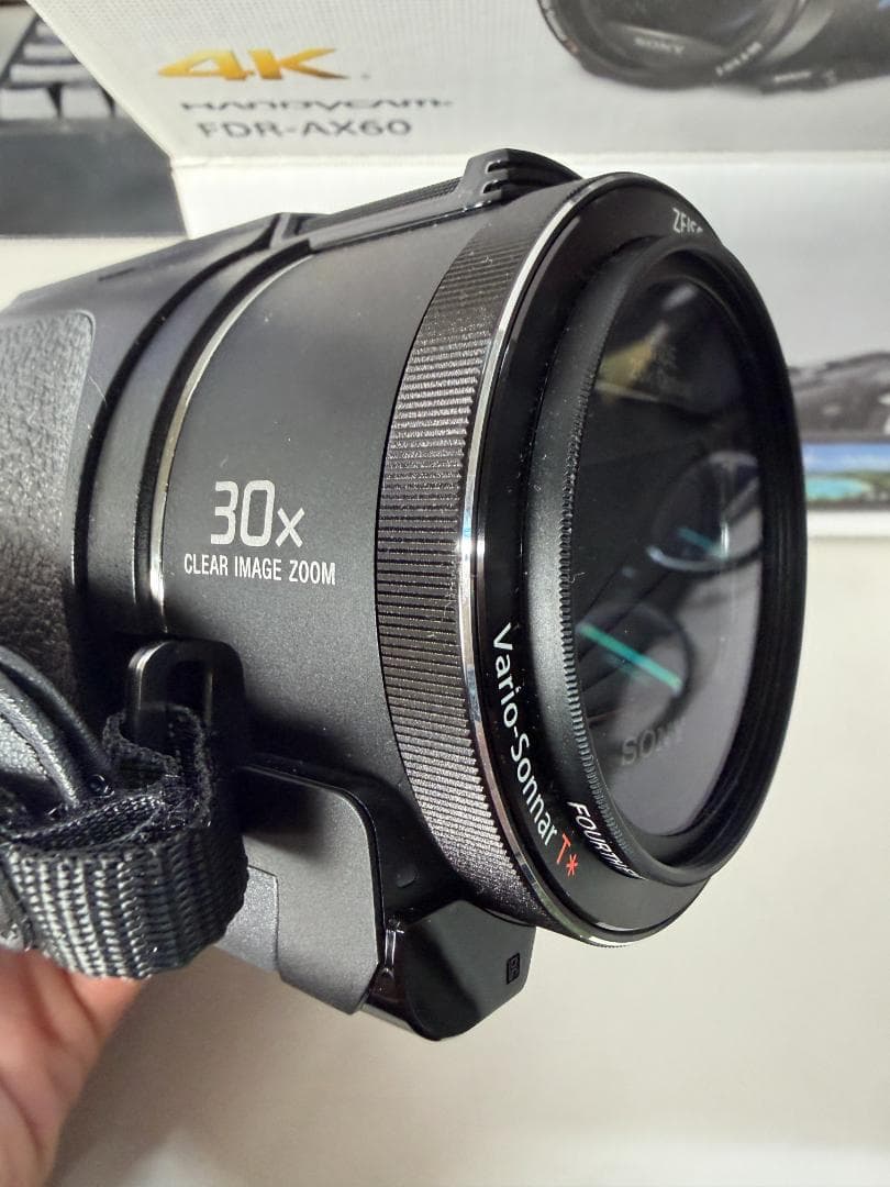 新同 SONY 4K ハンディカム FDR-AX60 ソニー ビデオ カメラ