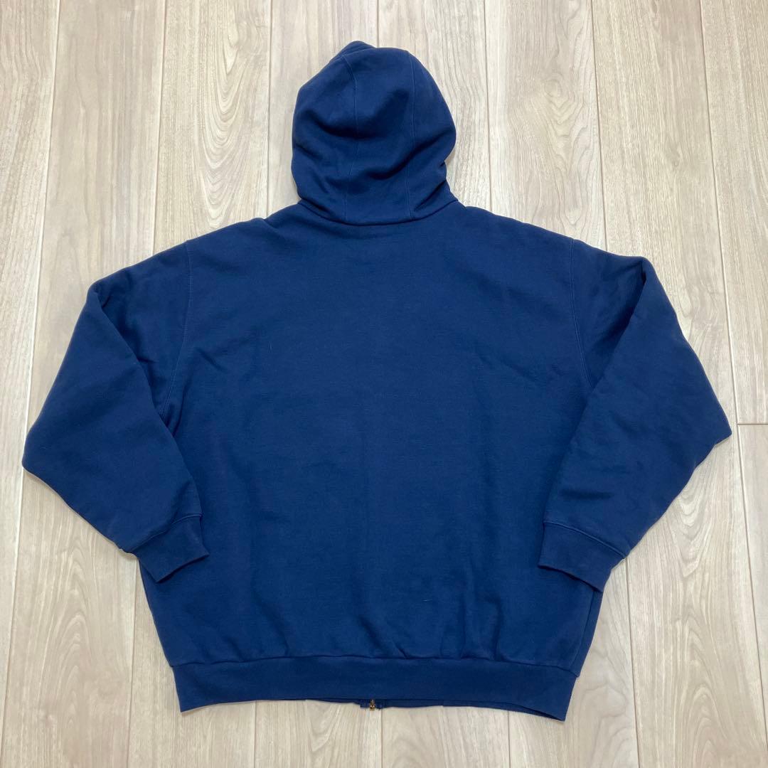 美品　カーハート　アクティブジャケット　スウェット　ネイビー　XL