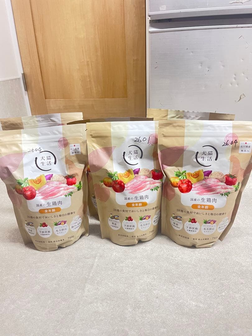 犬猫生活 ドライキャットフード 750g×6袋