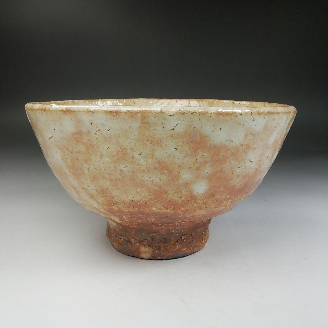 Ｗ１０７　茶碗　『萩茶碗』『天鵬山　広瀬淡雅 造』　共箱　抹茶碗　茶道具