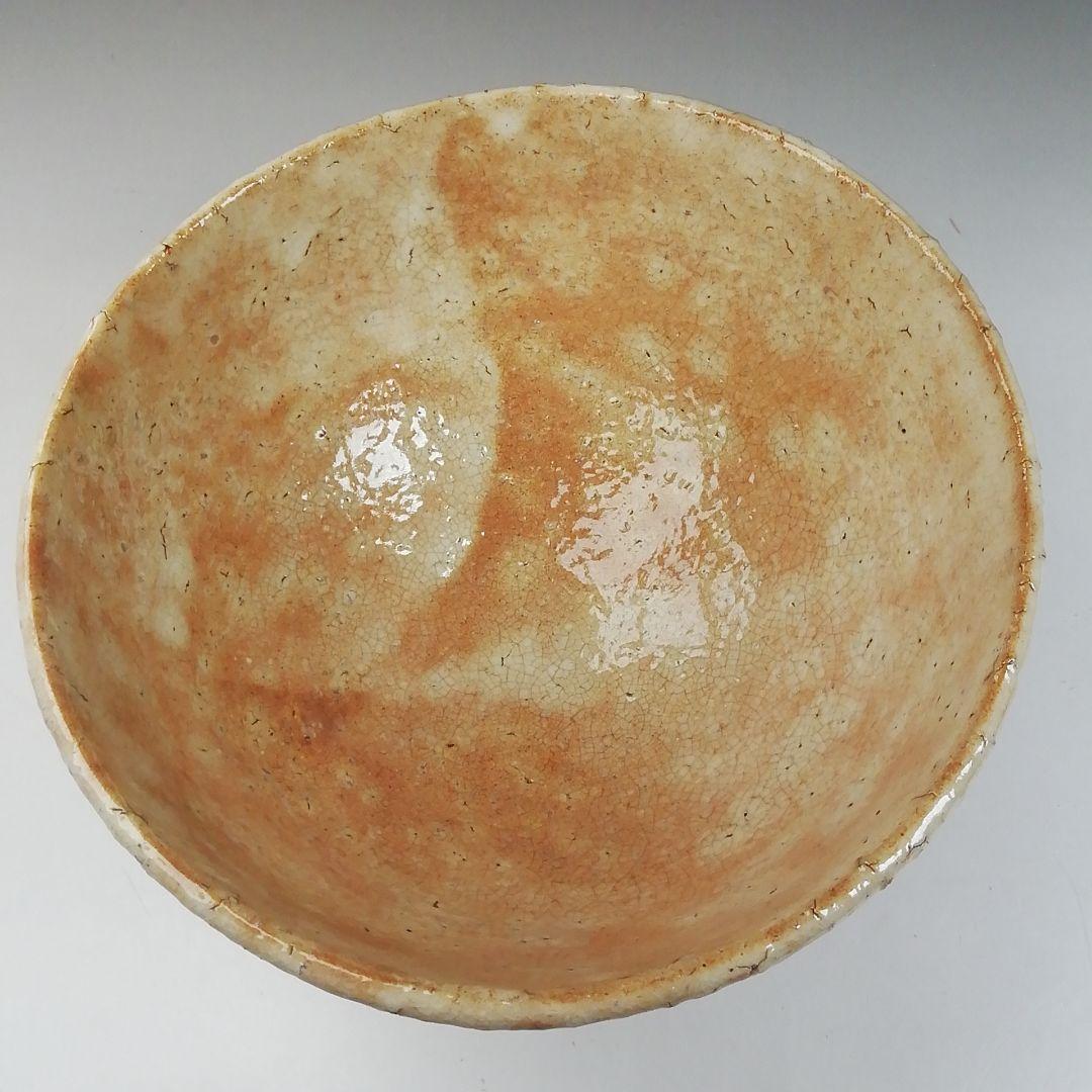 Ｗ１０７　茶碗　『萩茶碗』『天鵬山　広瀬淡雅 造』　共箱　抹茶碗　茶道具