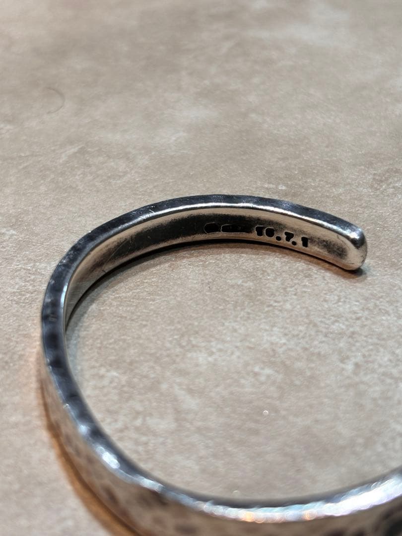 市松　アシンメトリー　バングル