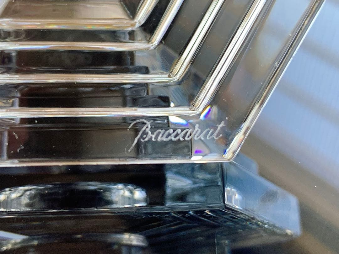バカラ　Baccarat 時計　置き時計　オルセー 六角形