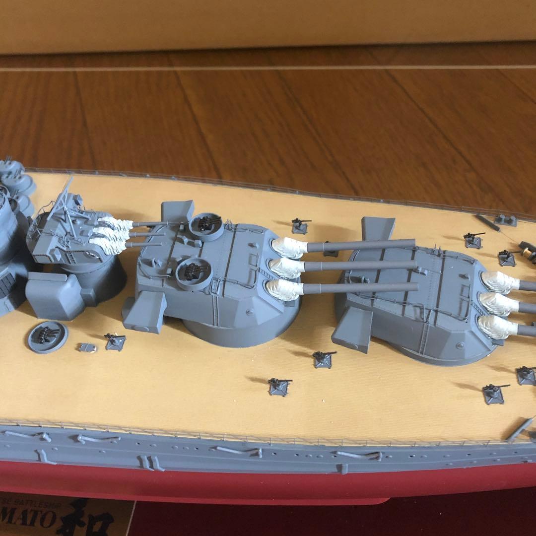 戦艦大和・1/350•完成モデル•インテリア・アンティーク・レトロ