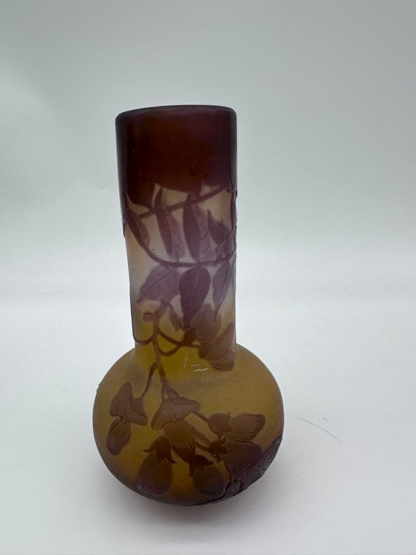 エミール ガレ Emile Galle 花瓶　ガラス工芸　アンティーク