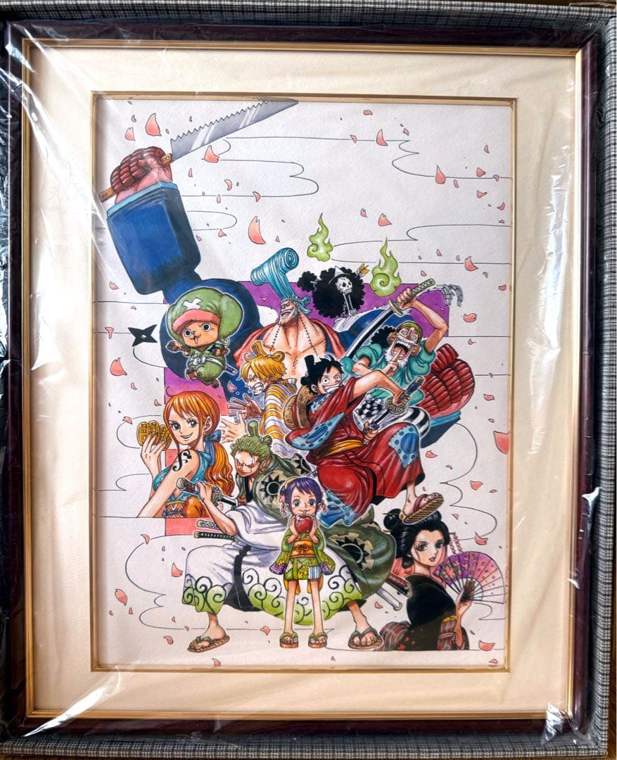 ワンピース 高級複製原画　JC91巻カバーイラスト　ワノ国