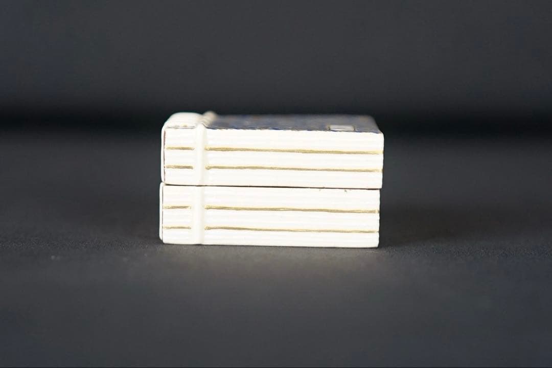 通次阿山 和本 香合 共箱 共布 茶道具