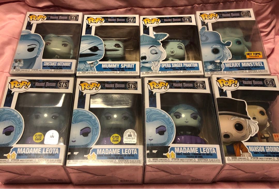 ホーンテッドマンション　50周年　ファンコポップ　マダムレオタ　蓄光版