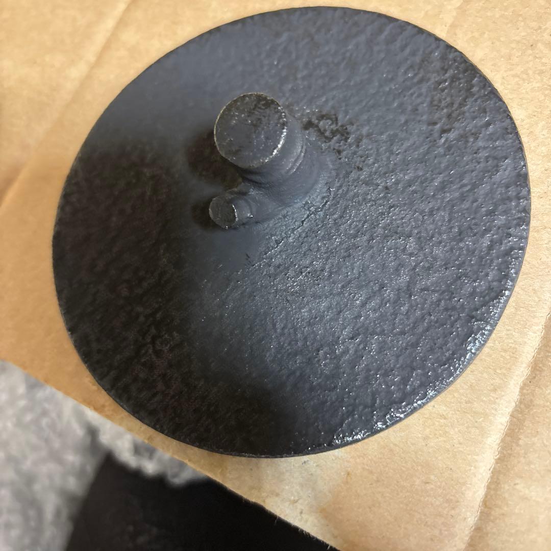 南部鉄器　茶の湯風炉釜　紅鉢竹紋　2、2L